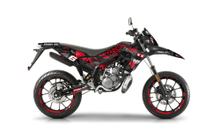 Dekor Kit Stage6 rot - schwarz für Derbi Senda SM DRD X-Treme Pro Racing E4, Gilera SMT Euro 4 RCR 50 ccm Bj. 2013 - 2022