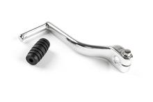 Schalthebel Str8 nicht klappbar Alu chrom für Aprilia SX, Derbi Senda SM DRD X-Treme Pro Racing RX Gilera GSM R X-Race RCR SMT Ltd Edition 50 ccm