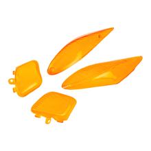 Blinkergläser Str8 hinten / vorne orange für Yamaha BWS NG, MBK Booster Rocket Spy 50 ccm