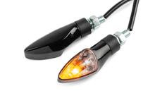 Blinker Str8 mattschwarz mit Zulassung