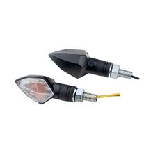 Blinker Str8 Rubis schwarz / transparent mit Zulassung