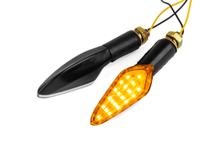 Blinker Str8 LED sequentiell Sisak schwarz mit Zulassung