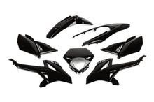 Verkleidungskit Str8 7-Teilig schwarz für Beta RR Enduro Supermoto 50ccm Bj. 2011-2020