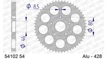 Rozetka AFAM 428 LK 80 Ø 46 54Z 5-děr Hliník Gun Metal