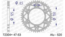 Tandwiel AFAM 520 LK 150 Ø 125 48T 6-gaats Aluminium Gun Metal