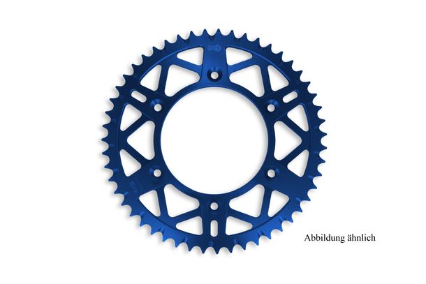 Kettenrad AFAM 520 LK 150 Ø 130 48Z 6-Loch Aluminium Blau