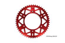 Kettenrad AFAM 520 LK 153 Ø 125 49Z 6-Loch Aluminium Rot