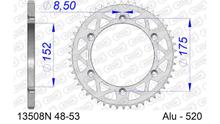 Řetězové kolo AFAM 520 LK 175 Ø 152 49Z 6-děr Aluminium Stříbrná
