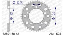 Pignone AFAM 525 LK 124 Ø 101 38Z in alluminio a 5 fori