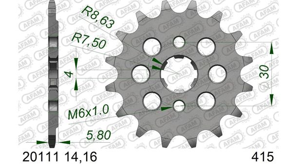 Ritzel AFAM 415 14Z