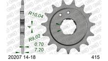 Tandwiel AFAM 415 15T