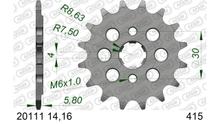 Tandwiel AFAM 415 16T