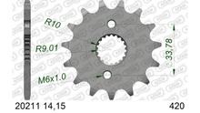 Tandwiel AFAM 420 14T