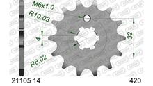 Kettingtandwiel AFAM 420 14T