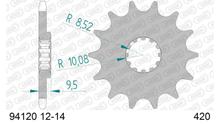 Tandwiel AFAM 420 14T