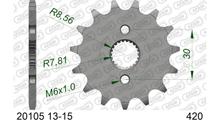Tandwiel AFAM 420 15T
