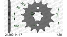 Kettingwiel AFAM 428 14T