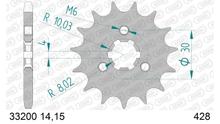 Tandwiel AFAM 428 14T