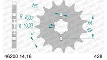 Tandwiel AFAM 428 14T