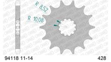 Tandwiel AFAM 428 14T