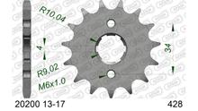 Kettingtandwiel AFAM 428 16T