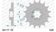 Tandwiel AFAM 428 16T