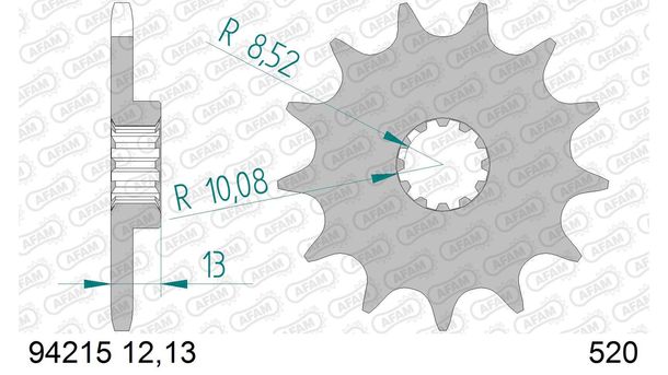 AFAM 520 13Z Pinion