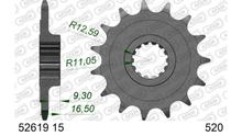 Tandwiel AFAM 520 15T