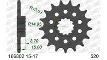Tandwiel AFAM 520 17T