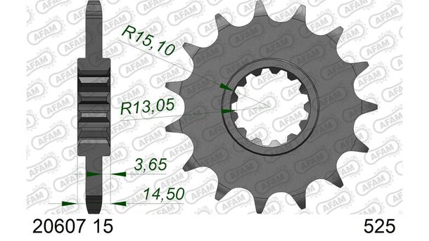 Ritzel AFAM 525 15Z