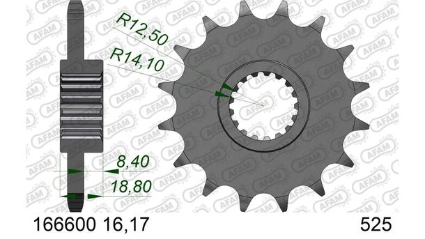 Ritzel AFAM 525 16Z