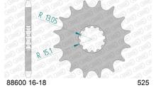 AFAM 525 18T Pinion