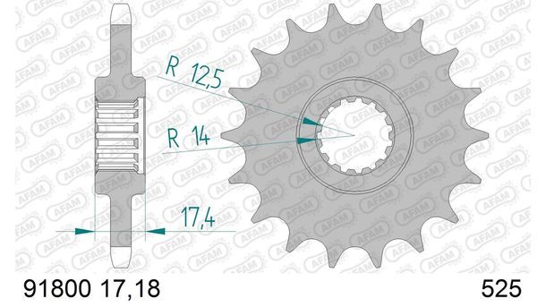 Ritzel AFAM 525 18Z