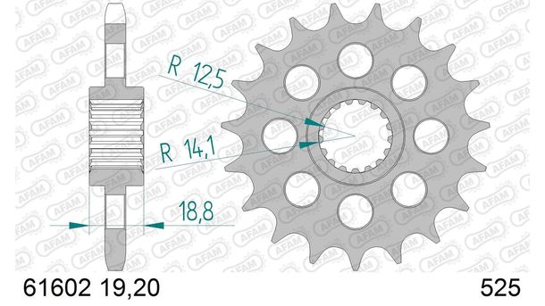 Ritzel AFAM 525 19Z