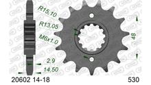 Tandwiel AFAM 530 14T