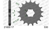 Tandwiel AFAM 530 17T