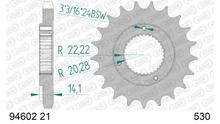 Tandwiel AFAM 530 21T