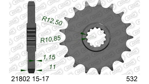 Ritzel AFAM 532 15Z