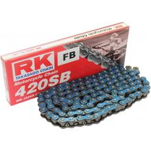 Kette RK Standard 420SB / 108 Clipschloss neonblau