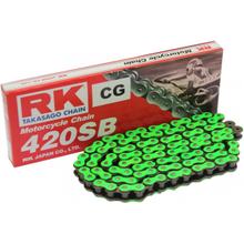 Kette RK Standard 420SB / 106 Clipschloss neongrün