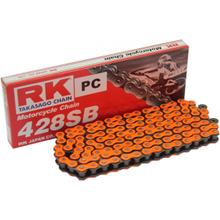 Kette RK Standard 428SB / 130 Clipschloss neonorange