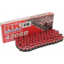 Kette RK Standard 420SB / 78 Clipschloss neonrot