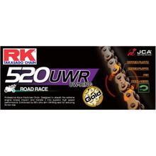 Chaîne RK UW-Ring 520UWR/116, verrou à rivets, dorée