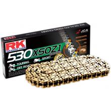 Kette RK X-Ring 530XSOZ1 / 114 Nietschloss gold