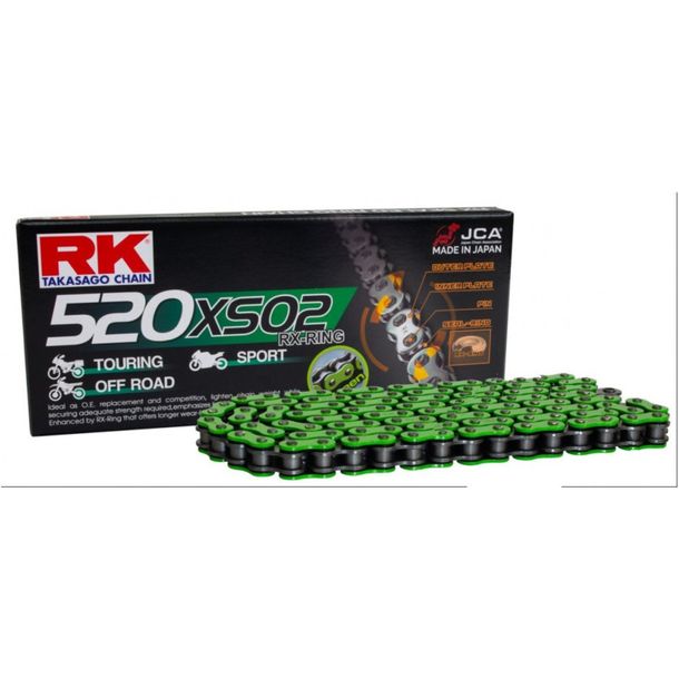Rivetto a catena RK X-Ring 520XSO2/110 verde