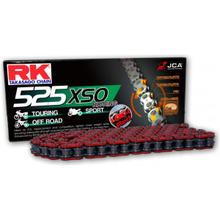 Ketting RK X-Ring 525XSO / 120 Popnagelverbinding rood