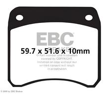 Bremsbeläge EBC FA016 Blackstuff Aramid Bremsbelag mit ABE für Triumph T140 Bonneville V SX TSX LE Royal Wedding 650 / 750 ccm Bj. 1972 - 1983