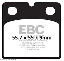 Pastilhas de Freio EBC FA018 Blackstuff Aramid com ABE para Peugeot Jet-Force C-Tech, BMW R 1 RS K GT ABS 50 - 1200 ccm