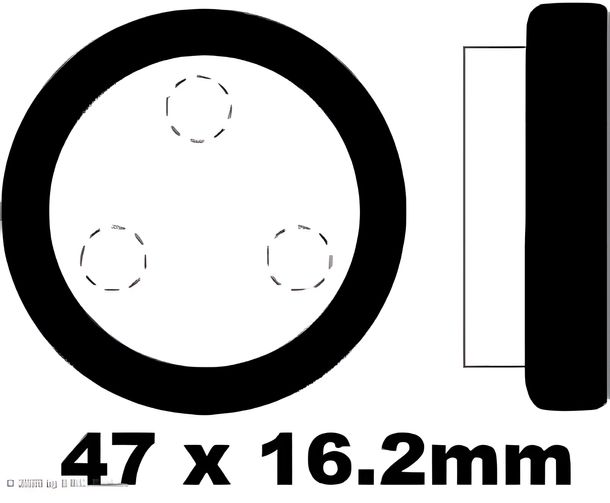 Bremsbeläge EBC FA021 Blackstuff Aramid Bremsbelag mit ABE