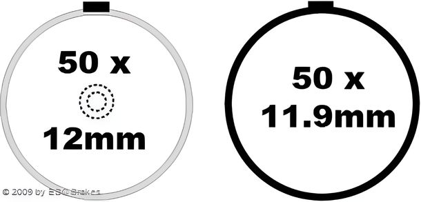 EBC FA038 Blackstuff Aramid brake pad with ABE for Suzuki GS GT E X5 D L S 125 - 1000 cc model year 1977 - 1981